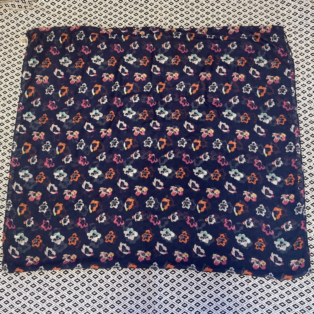 Floral snood scarf